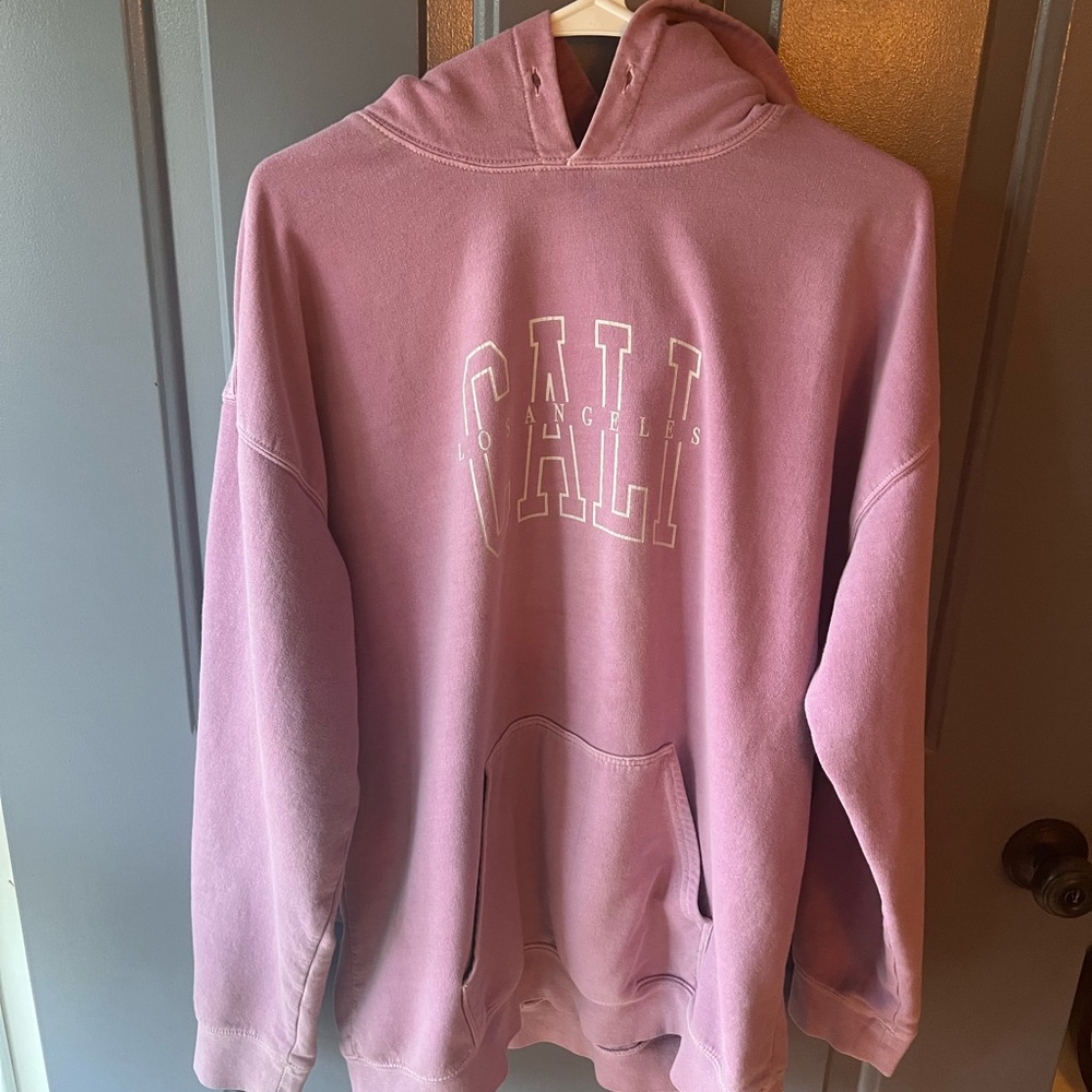 Los Angeles Cali Graphic Hoodie - Pink